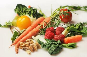 Vegetables are rich in vitamins and fibre