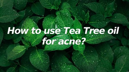 How to use tea tree oil for acne