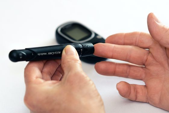 Using a lancer for blood glucose monitoring