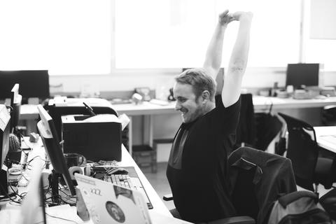 Stretching at your desk