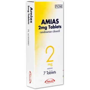 Amias candersartan cilexetil 2mg 7 tablets for high blood pressure