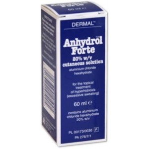Anhydrol Forte 20% Cutaneous Solution for hyperhidrosis