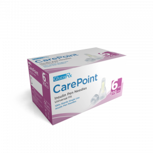 GlucoRX CarePoint universal fit 6mm 31G needles for Saxenda