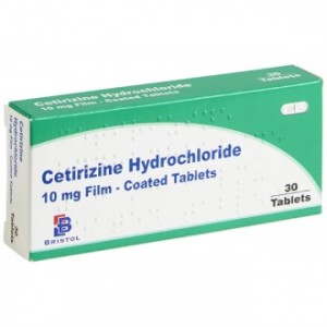 Cetirizine 10mg 30 film-coated tablets for hayfever