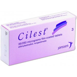 Cilest 250mcg/35mcg norethisterone ethinylestradiol contraceptive pill