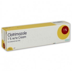 Clotrimazole 1% cream 50g for thrush