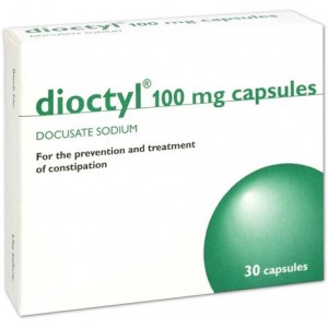 Dioctyl docusate sodium 100mg 30 capsules