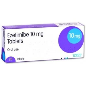 Ezetimibe 10mg 28 tablets for high cholesterol