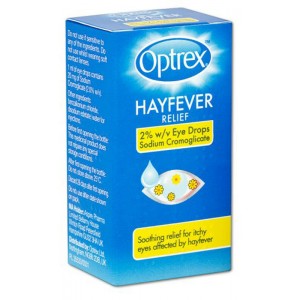 Optrex Hayfever Relief 2% Sodium Cromoglicate Eye Drops