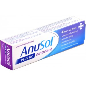 Anusol Plus HC Ointment 15g For Haemorrhoids