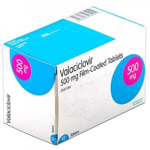 Valaciclovir 500mg 42 film-coated tablets