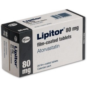 Lipitor 80mg atorvastatin 28 film-coated tablets