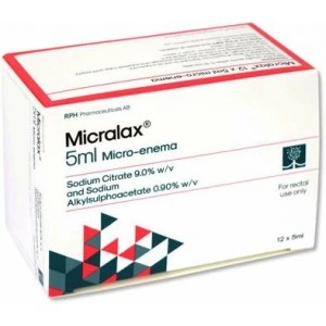 Micralax Micro-Enema 12x5ml enemas