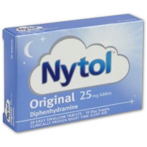 Nytol Original diphenhydramine 25mg 20 Tablets