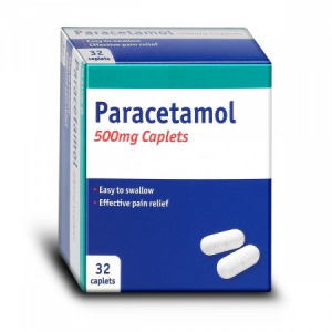 Paracetamol 500mg 32 caplets for pain relief