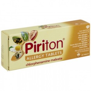 Piriton allergy tablets chlorphenamine maleate