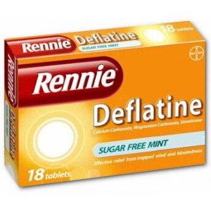 Rennie Deflatine x18 Chewable Tablets