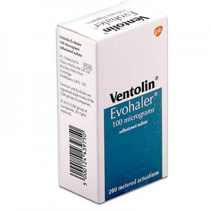 GSK Ventolin Evohaler 100mcg salbutamol 200 doses