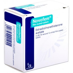 Novofem HRT for menopause estradiol/norethisterone tablets