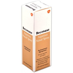 Beconase aqueous 50mcg nasal spray 200 doses