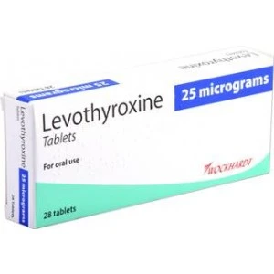 Wockhardt Levothyroxine 25mcg 28 tablets for underactive thyroid