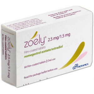 Zoely 2.5mg nomegestrol 1.5mg estradiol contraceptive pill 84 tablets