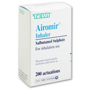 Airomir salbutamol inhaler 200 doses