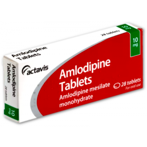 Amlodipine 10mg 28 tablets for high blood pressure