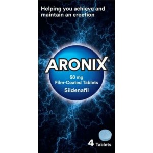 Aronix Sildenafil 50mg 4 tablets