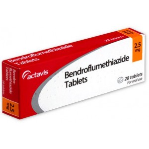 Bendroflumethiazide 2.5mg 28 tablets