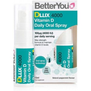 BetterYou DLux 4000 IU 100mcg vitamin D oral spray