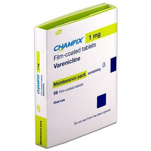 Champix 1mg Varenicline 56 tablets to quit smoking 5013457019643