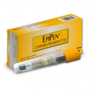 EpiPen adrenaline 0.3mg 2 auto-injector pens