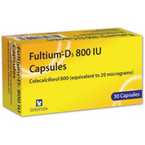 Fultium D3 800IU 20mcg Vitamin D 30 Capsules