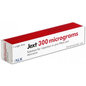 Jext 300mcg adrenaline 1 auto-injector pen