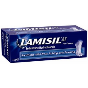 Lamisil AT 1% terbinafine cream 7.5g for athlete's foot