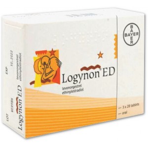 Logynon ED levonorgestrel and ethinylestradiol contraceptive pill 3x28 tablets