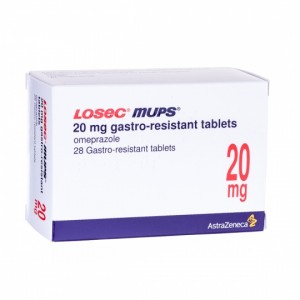 Losec MUPS 20mg Omeprazole 28 Gastro-resistant tablets