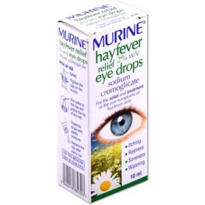 Murine hayfever eye drops 2% sodium cromoglicate 10ml