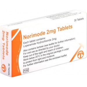 Norimode 2mg loperamide 30 tablets for diarrhoea