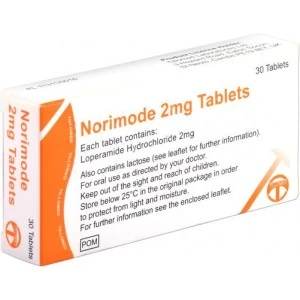 Norimode 2mg loperamide 30 tablets for diarrhoea