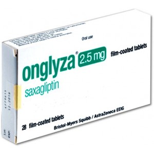 Onglyza 2.5mg saxagliptin 28 film-coated tablets