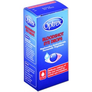 Optrex Bloodshot Eye Drops Naphazoline hydrochloride and witch hazel