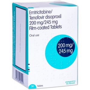 Teva PrEP for HIV 200mg/245mg film-coated tablets