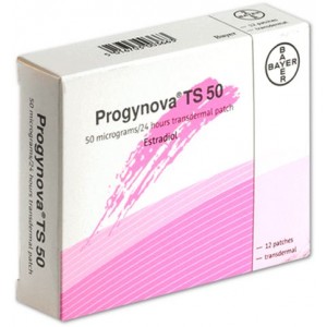 Progynova TS 50 50cmg/24h estradiol 12 patches