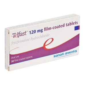Telfast 120mg fexofenadine 30 film-coated tablets for hayfever
