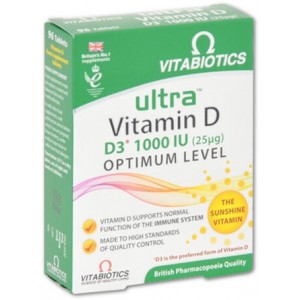 Vitabiotics Ultra Vitamin D3 1000 IU Tablets