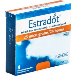 Estradot 25mcg HRT patches