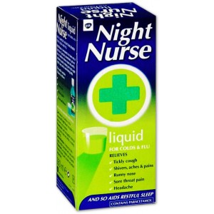Night nurse liquid for colds and flu 160ml