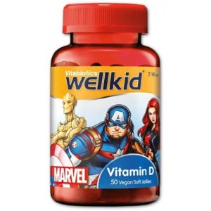 WellKid Marvel Vitamin D 7 to 14 yrs